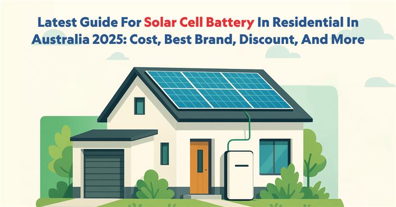 Latest Guide For Solar Cell Battery in Residential