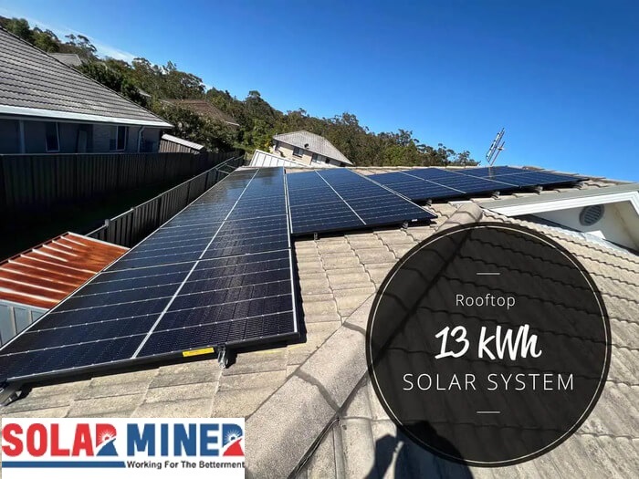 13kWh roottop solar system