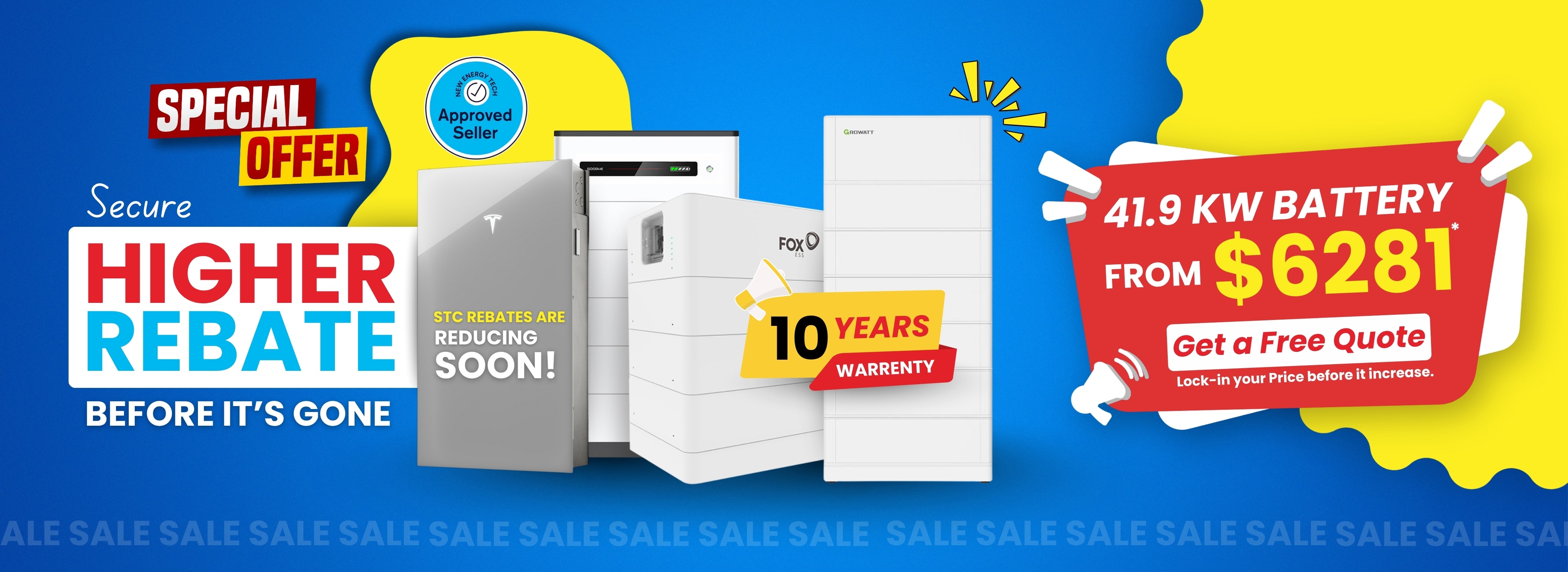 Solar panels banner image